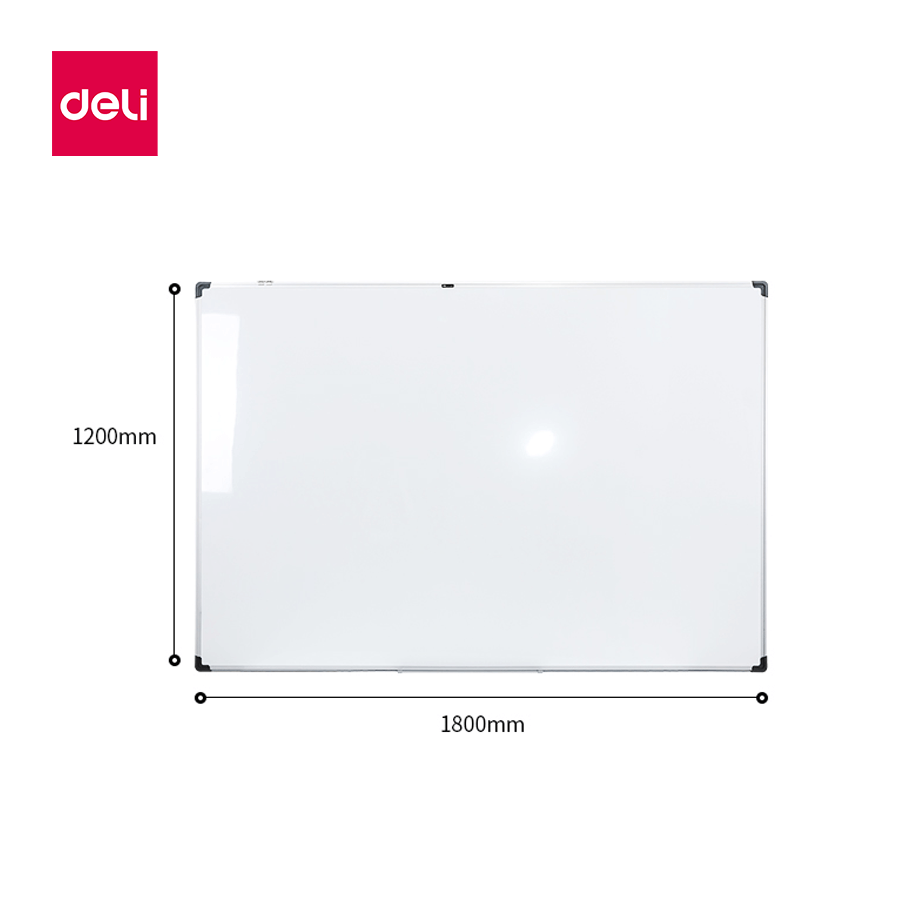 กระดานไวท์บอร์ด DELI E39037A-SL-01 ขนาด 120 X 180 CM_7